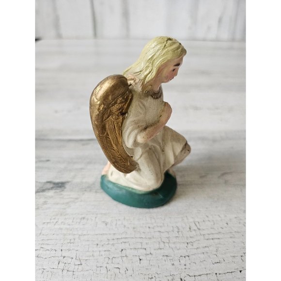Vintage angel cherub Nativity praying religious figurine statue accessory - Picture 5 of 8